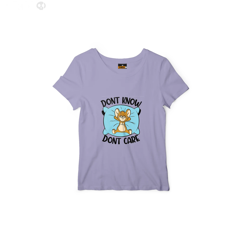 Don't know don't care Thrill Creative co