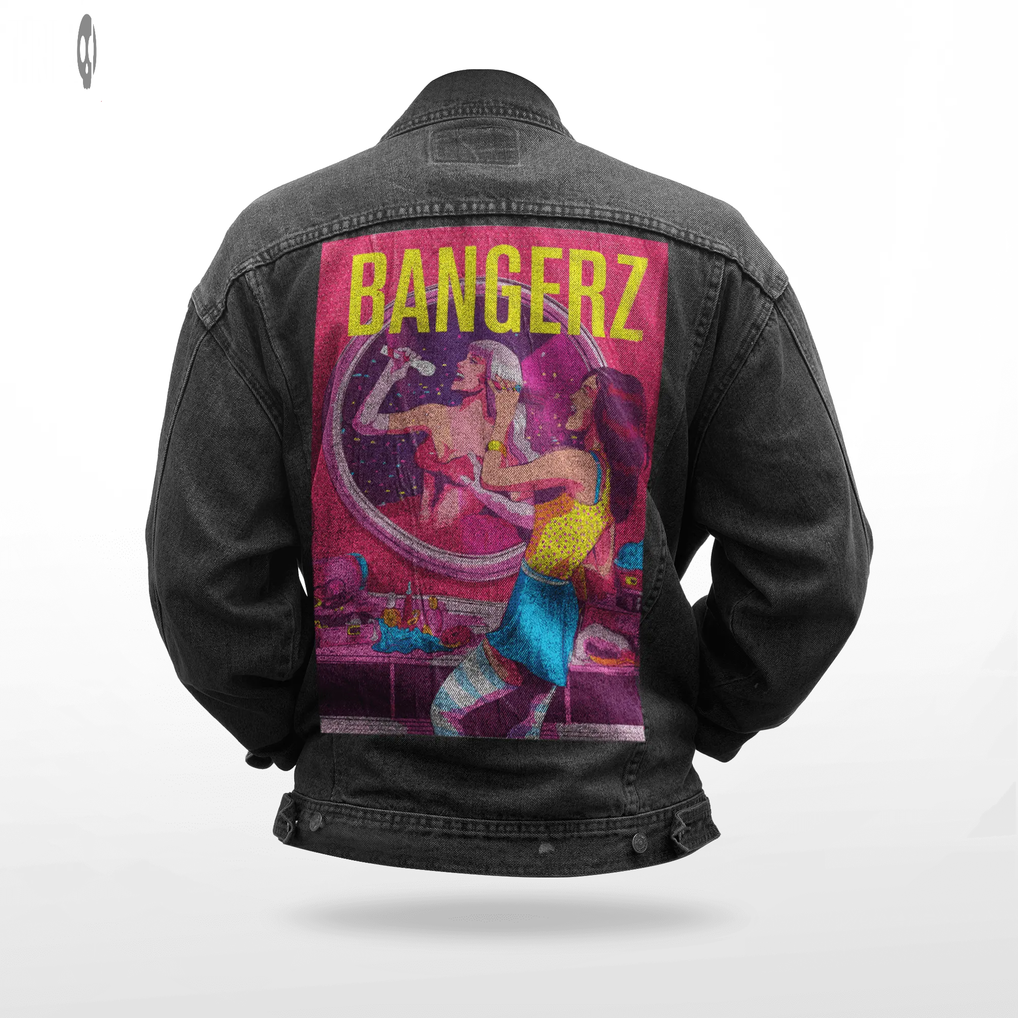 Bangers Men Printed Denim Jacket Thrill Clothing Co