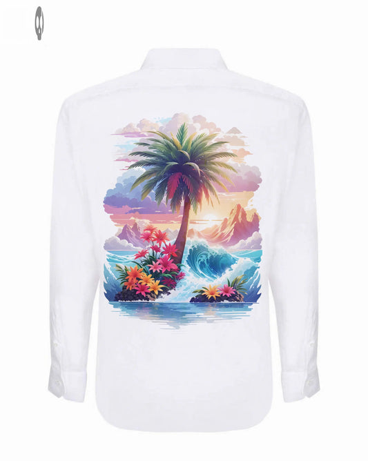 Beach Back Long Sleeve Shirt Thrill Creative co