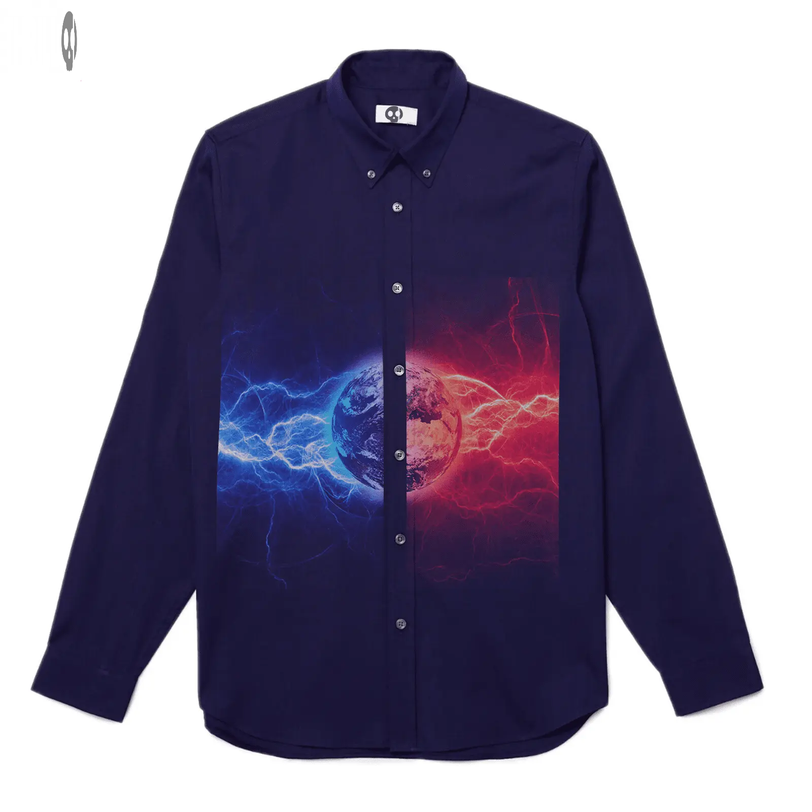 Fire Vs Water Long-Sleeve Shirt Thrill Creative co