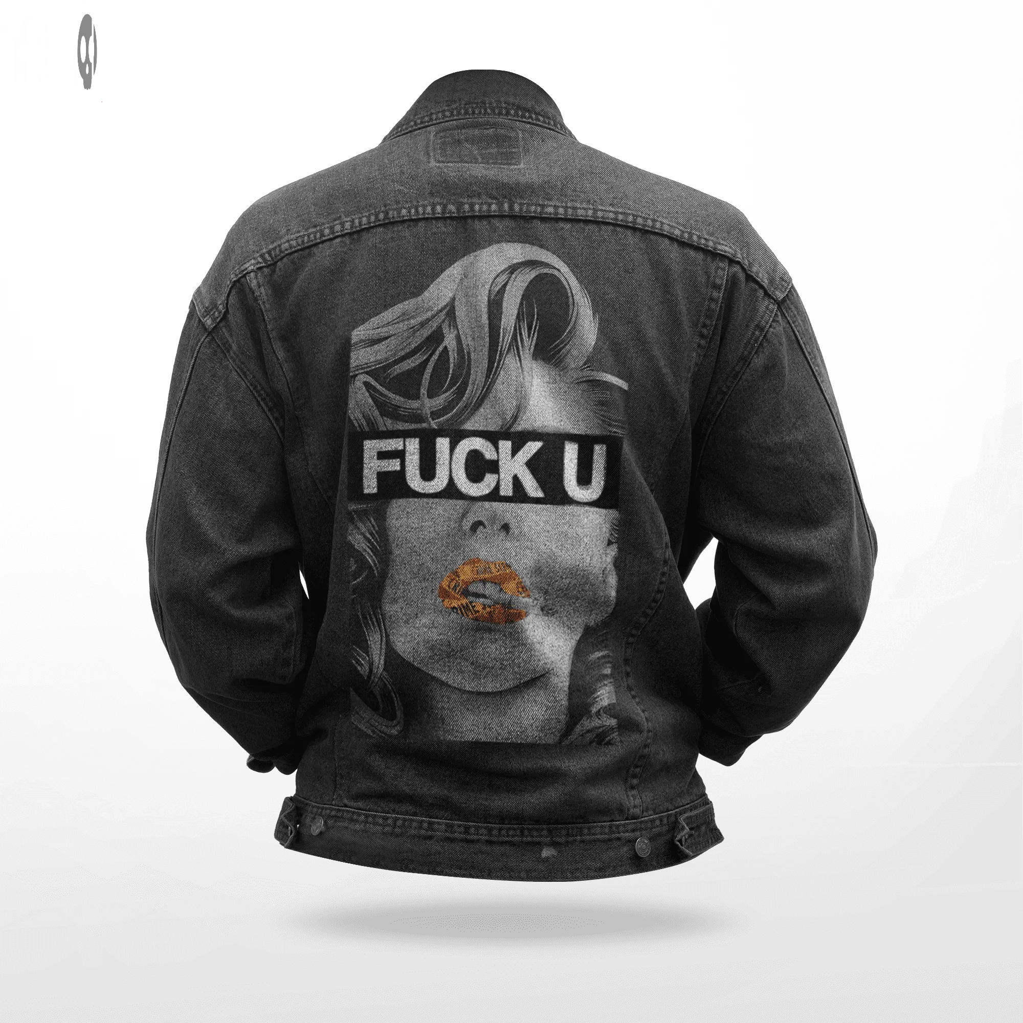 Men Printed Denim Jacket Thrill Clothing Co