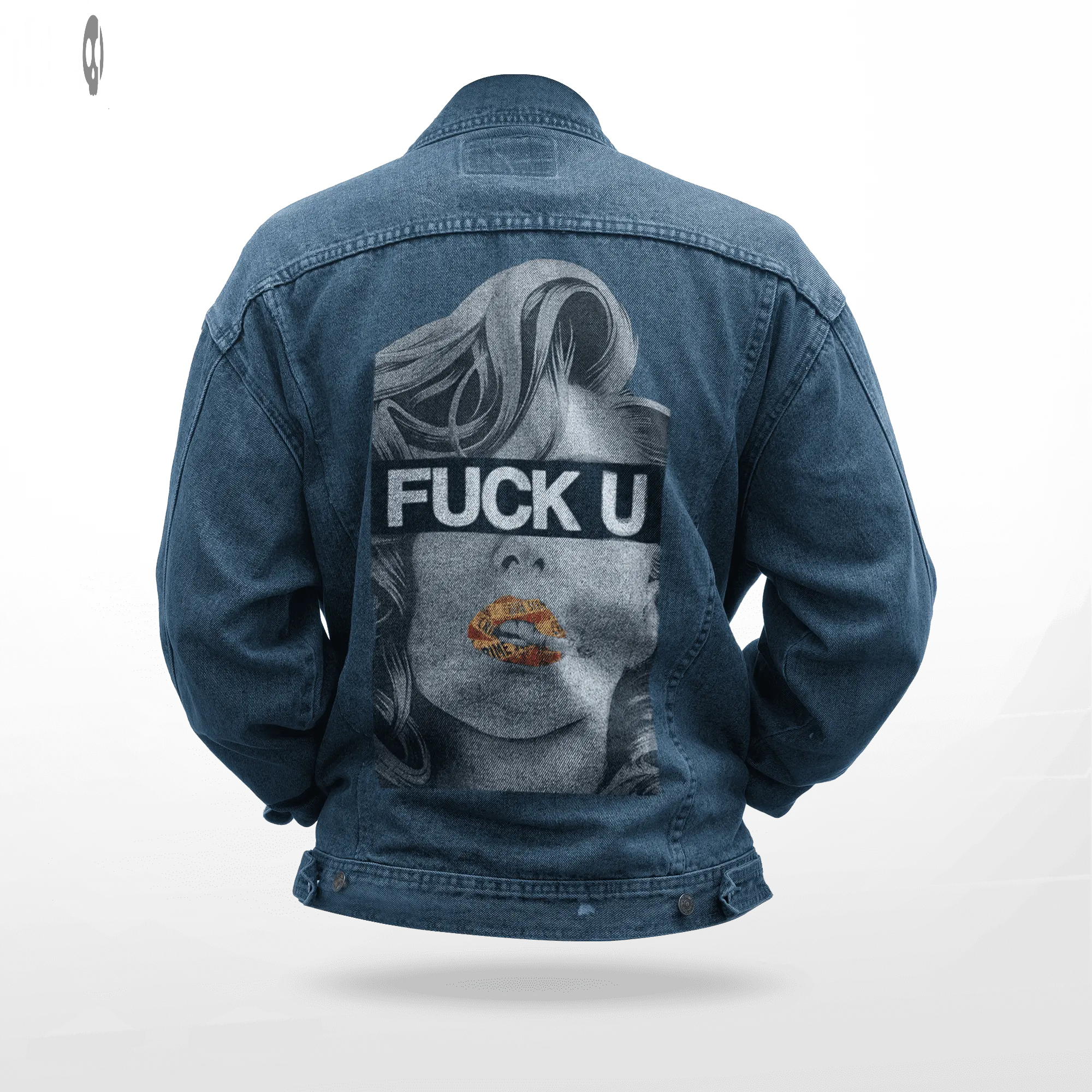 Men Printed Denim Jacket Thrill Clothing Co