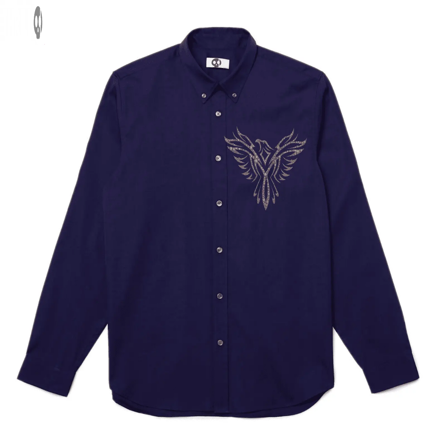 Regal Eagle print Long-Sleeve Shirt Thrill Creative co