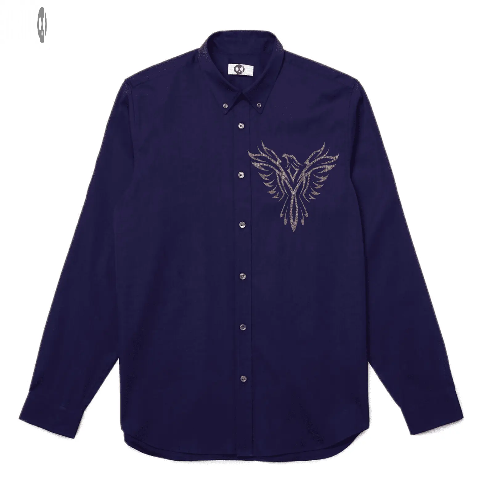 Regal Eagle print Long-Sleeve Shirt Thrill Creative co