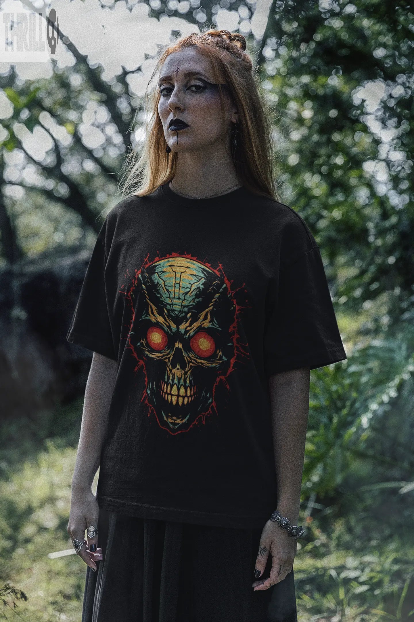 Retro Skull Thrill Creative co