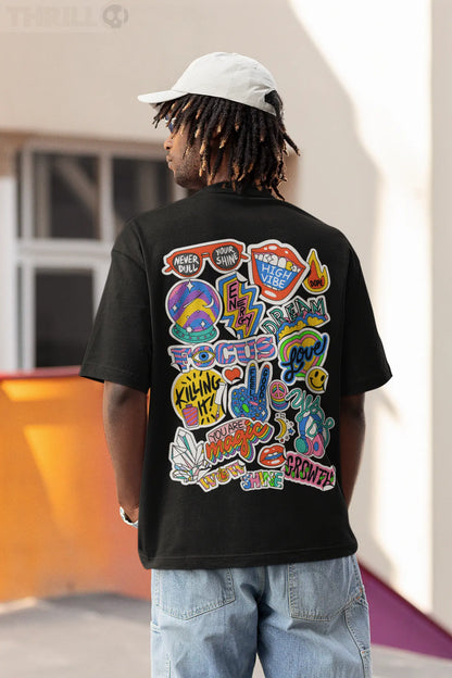 Stickies Oversized Tee Thrill Creative co