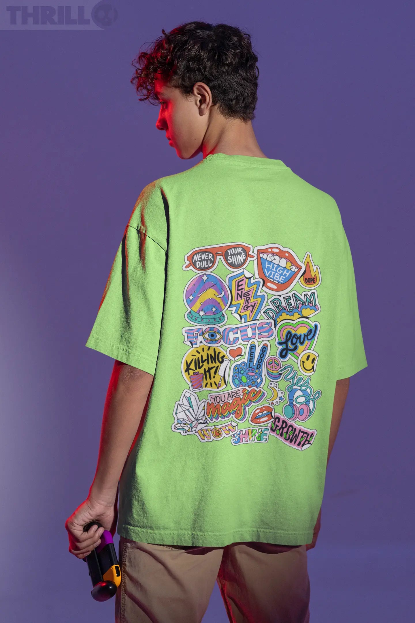 Stickies Oversized Tee Thrill Creative co