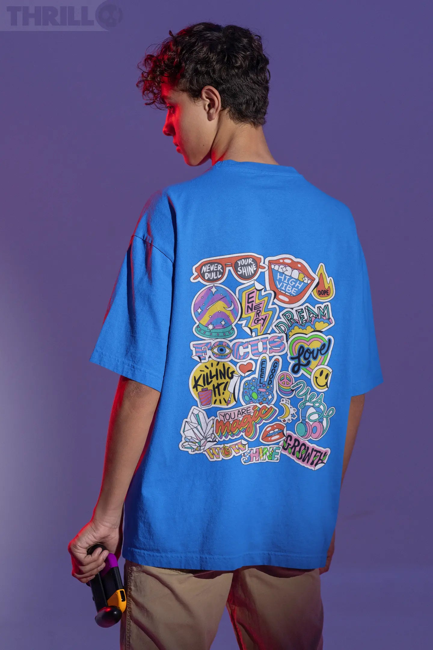 Stickies Oversized Tee Thrill Creative co