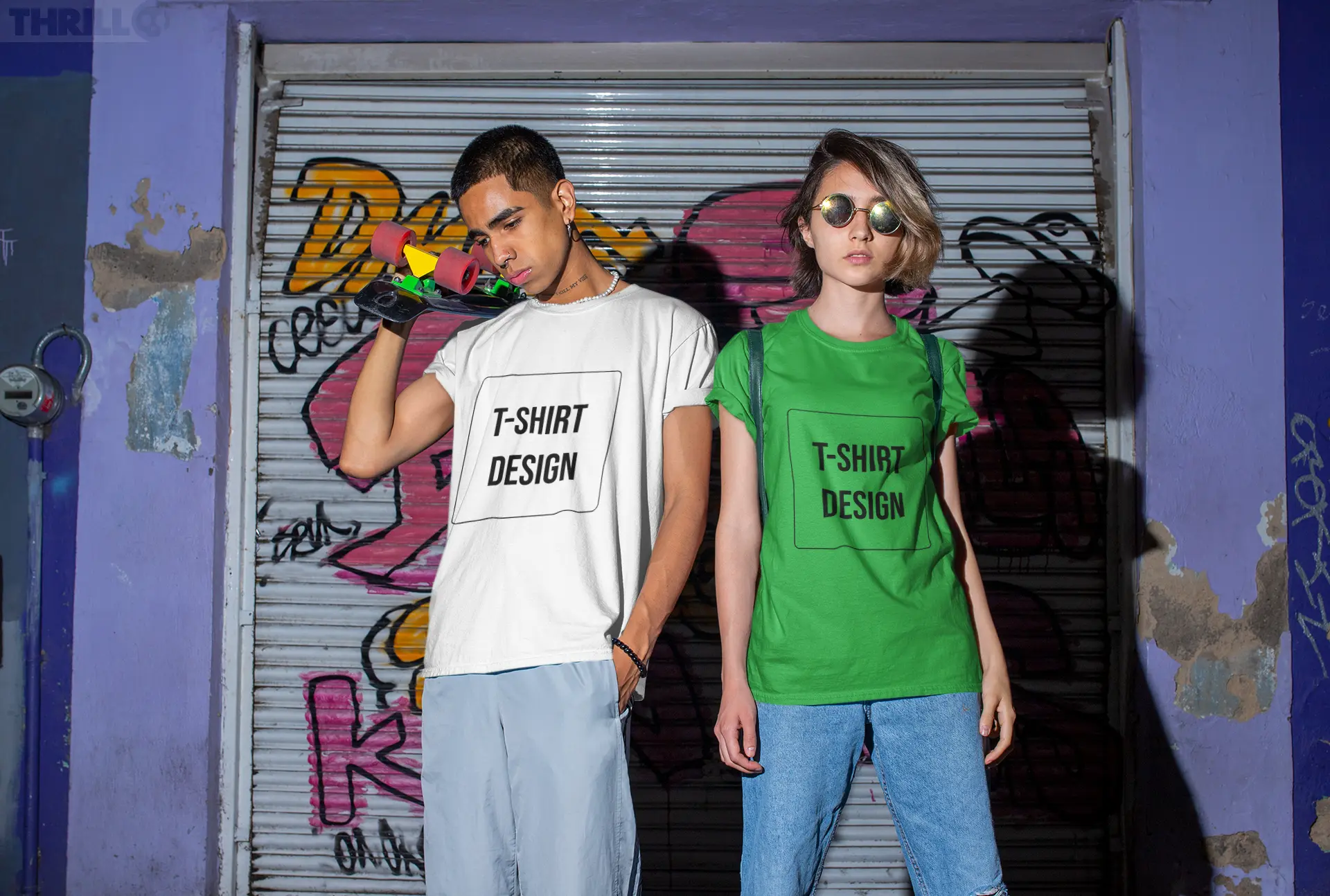 T shirt design Thrill Creative co